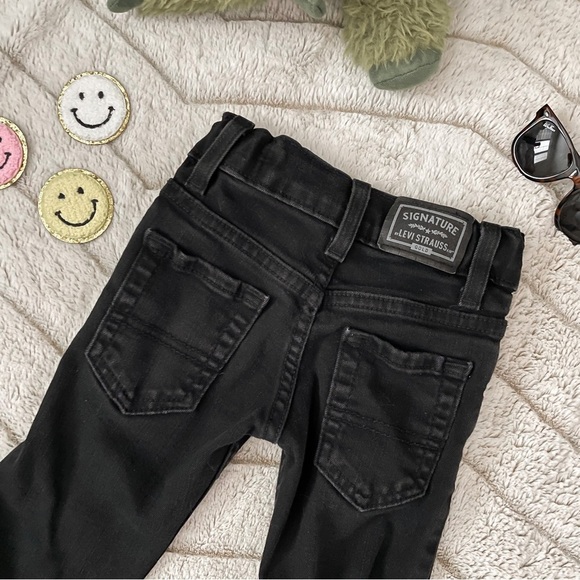 Kids: Signature by Levi Strauss Black Skinny Jeans - Picture 4 of 12